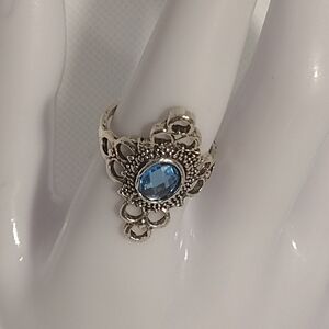 Bohemian Style Ring - Blue Shield